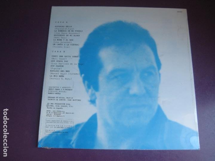 Discos de vinilo: Vicente Díaz – Retazos - LP DIAMANTE 1985 PRECINTADO - FOLK ASTURIAS TRADICIONAL - Foto 2 - 295697113