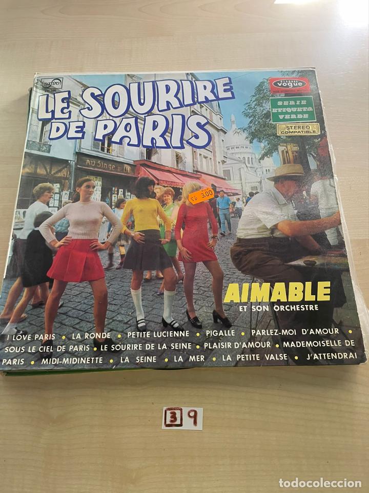 Discos de vinilo: Le sourire de paris - Foto 1