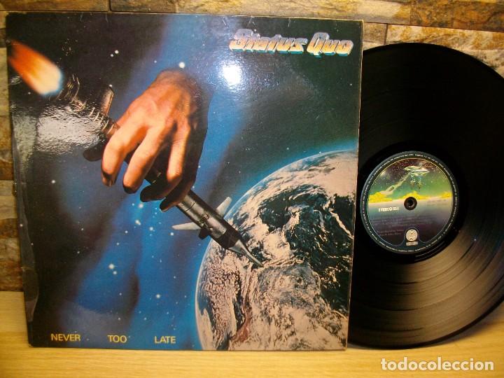 Discos de vinilo: Status Quo &ndash; Never Too Late LP - Foto 1
