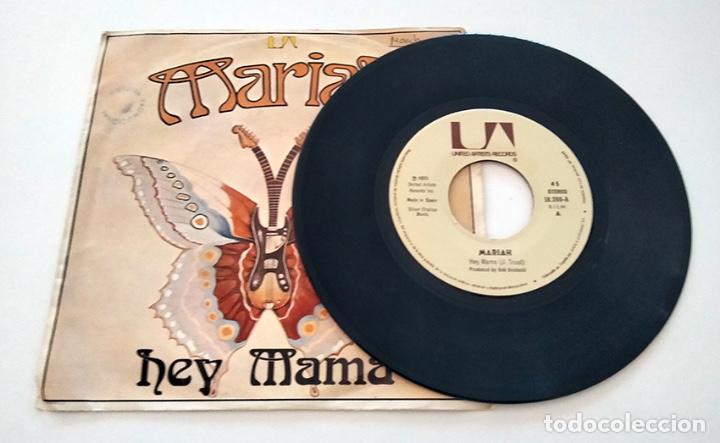 Discos de vinilo: VINILO SINGLE DE MARIAH. HEY MAMA. 1975. - Foto 3