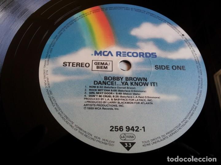 Discos de vinilo: Bobby Brown - Dance! ya know it! - Lp original MCA Alemania 1989 con encarte y letras en buen estado - Foto 8 - 295716778