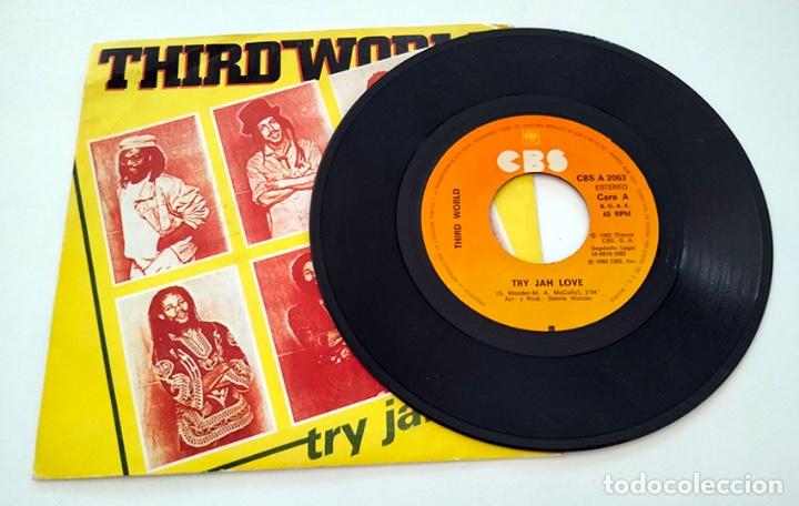 Discos de vinilo: VINILO SINGLE DE THIRD WORLD. TRY JAH LOVE. 1982. - Foto 3 - 295717908