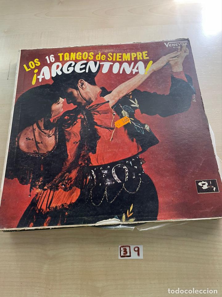 Discos de vinilo: Los 16 tangos de siempre Argentina - Foto 1