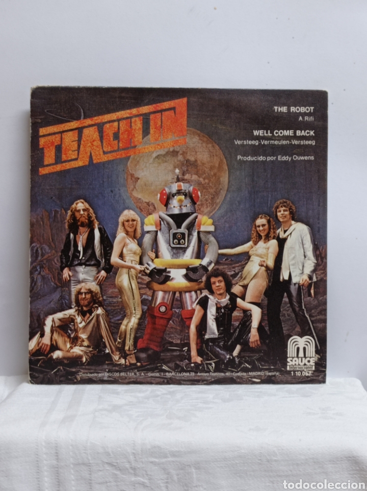 Discos de vinilo: TEACH IN, THE ROBOT (SAUCE 1977) -SINGLE- - Foto 2