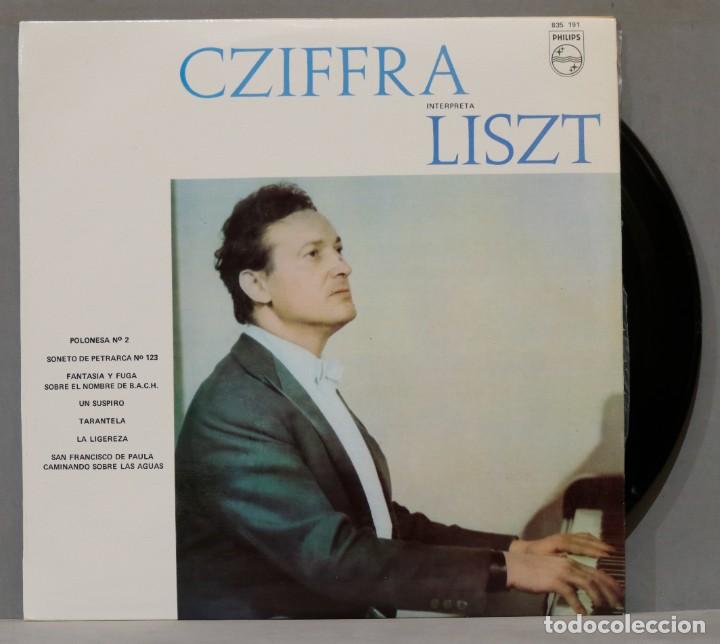 Discos de vinilo: LP. CZIFFRA INTERPRETA A LISZT - Foto 1