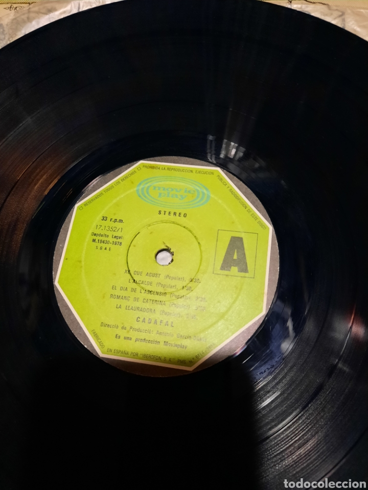 Discos de vinilo: CADAFAL FOLK VALENCIANO. - Foto 2