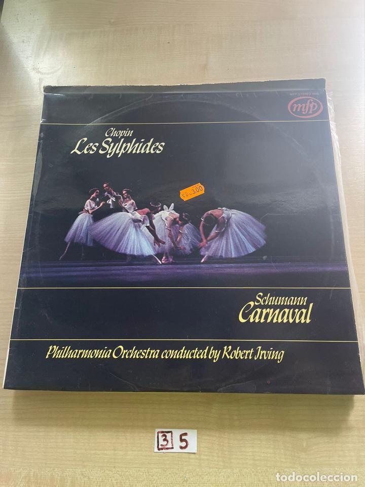Discos de vinilo: Chopin les sylphides Schumann Carnaval - Foto 1