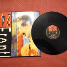Discos de vinilo: FRONT 242 - NEVER STOP RED RHINO EUROPE MADE IN BELGIUM. Lote 295752283