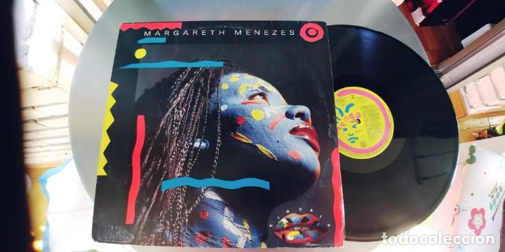Disques de vinyle: MARGARETH MENEZES-LP KINDALA-ENCARTE LETRAS