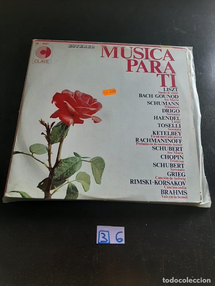 Discos de vinilo: M&uacute;sica para ti - Foto 1
