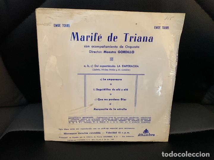 Discos de vinilo: Marif&eacute; de Triana &lrm;&ndash; La Emperaora. SINGLE VINILO. VG+. 1968 - Foto 3