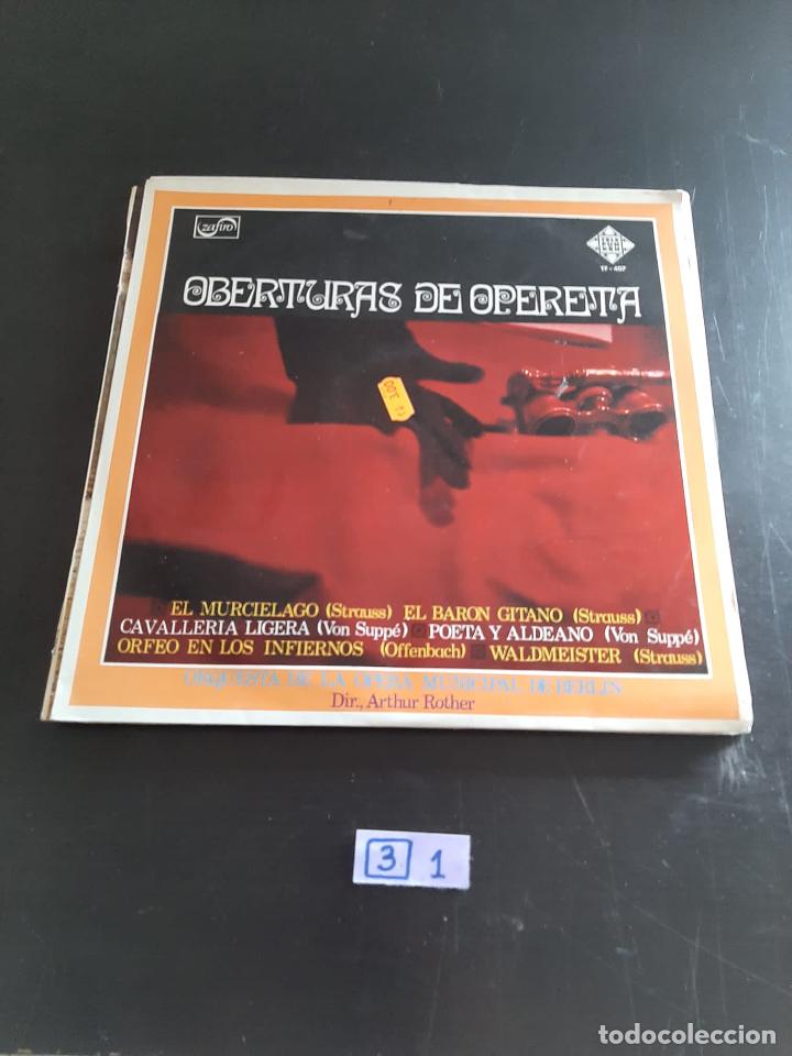 Discos de vinilo: Oberturas de opereta - Foto 1