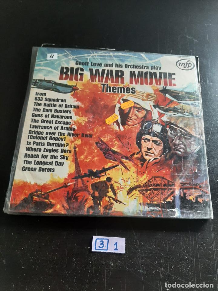 Discos de vinilo: Big war movie - Foto 1