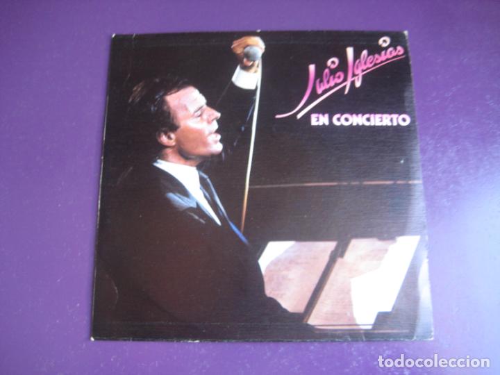Discos de vinilo: Julio Iglesias &lrm;&ndash; En Concierto - EP CBS 1983 PROMO - DIRIA Q SIN ESTRENAR