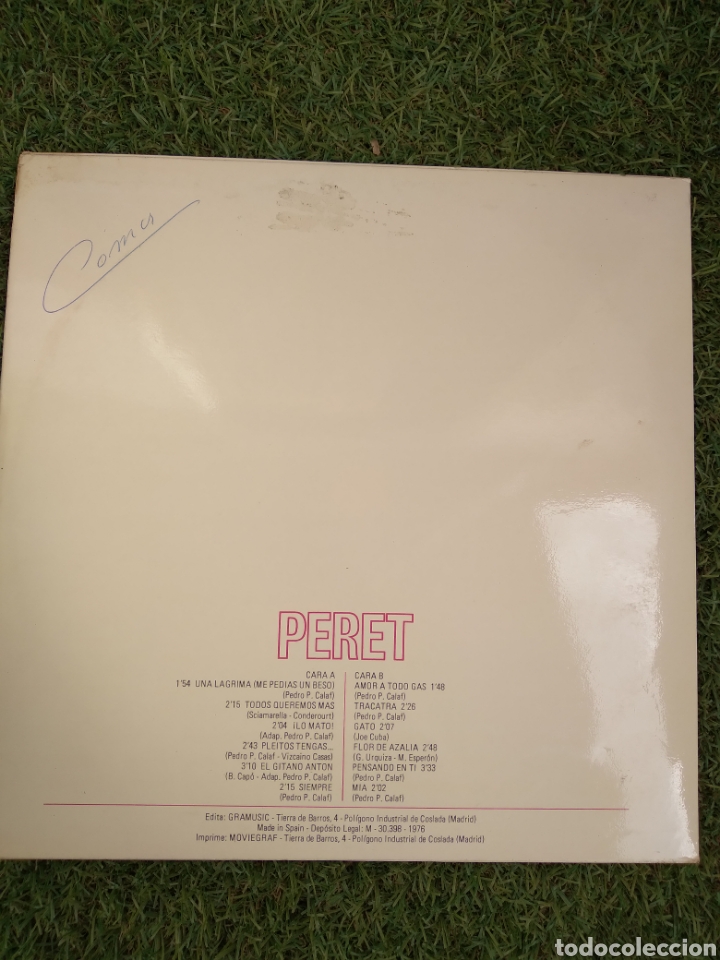 Discos de vinilo: Vinilo - EL PERET A&Ntilde;O 1976 - Foto 2