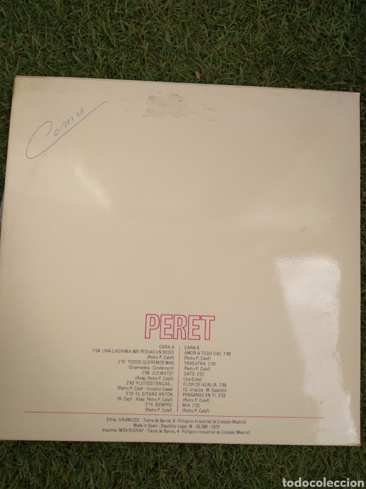 Discos de vinilo: Vinilo - EL PERET A&Ntilde;O 1976 - Foto 3