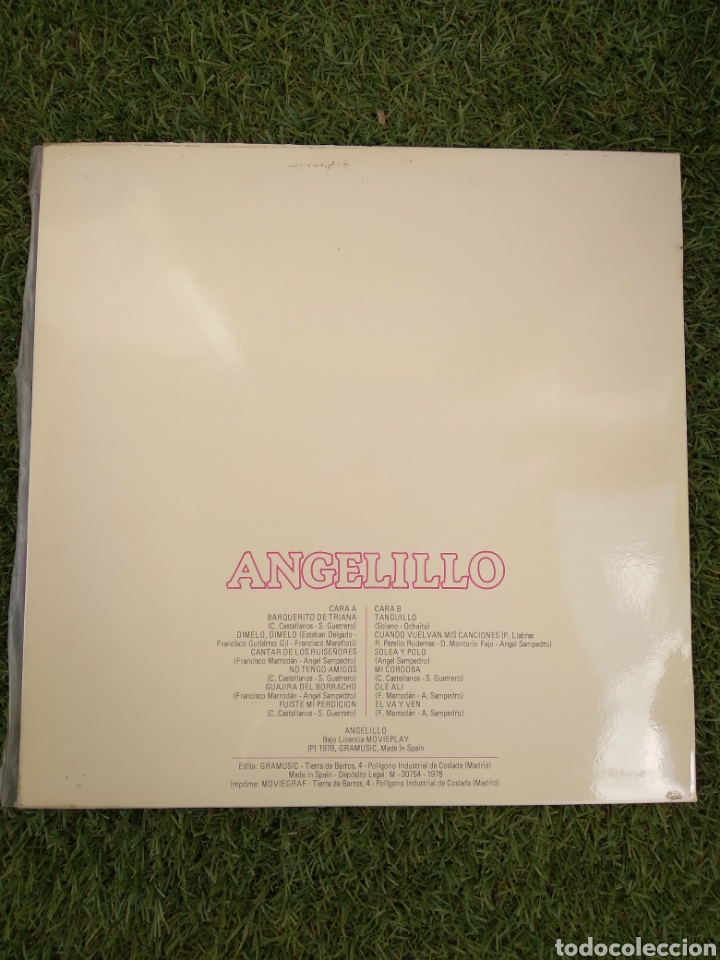 Discos de vinilo: Vinilo - ANGELILLO &rdquo;ANGELILLO&rdquo; A&Ntilde;O 1978 - Foto 2