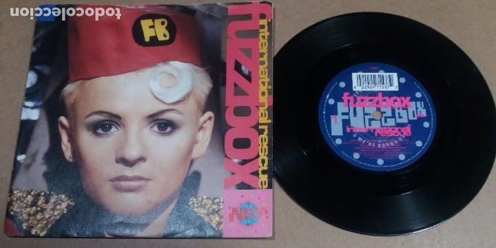Discos de vinilo: FUZZBOX / INTERNATIONAL RESCUE / SINGLE 7 PULGADAS - Foto 1