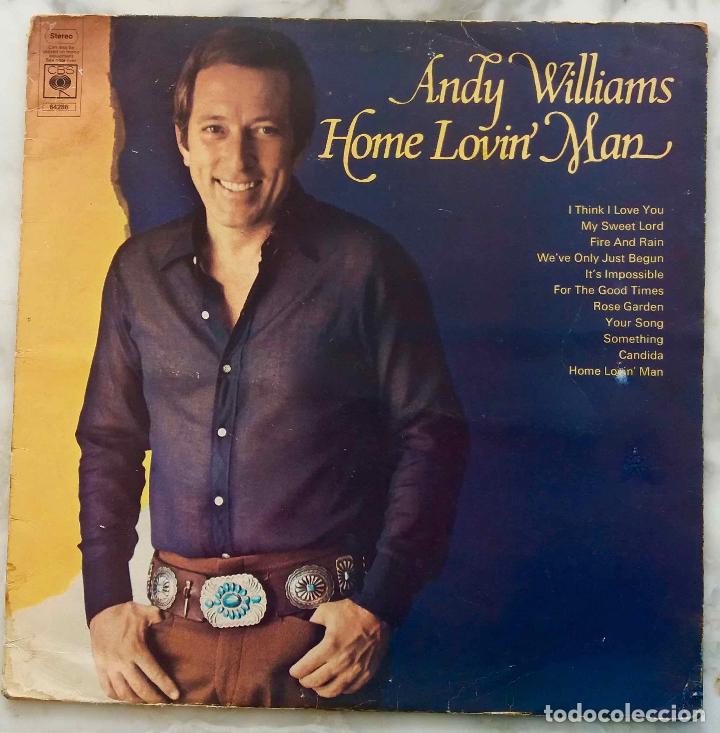 Discos de vinilo: ANDY WILLIAMS, HOME LOVIN MAN. LP UK - Foto 1