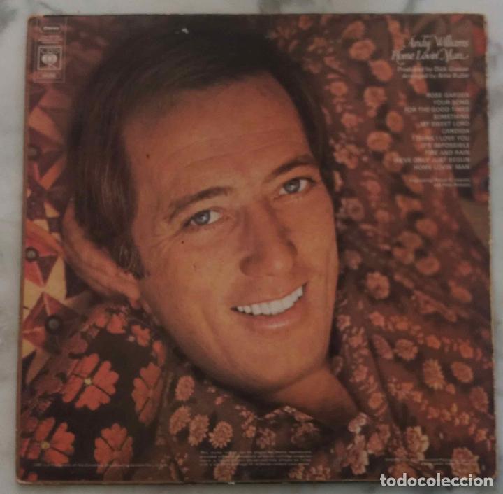 Discos de vinilo: ANDY WILLIAMS. HOME LOVIN MAN. LP UK - Foto 2