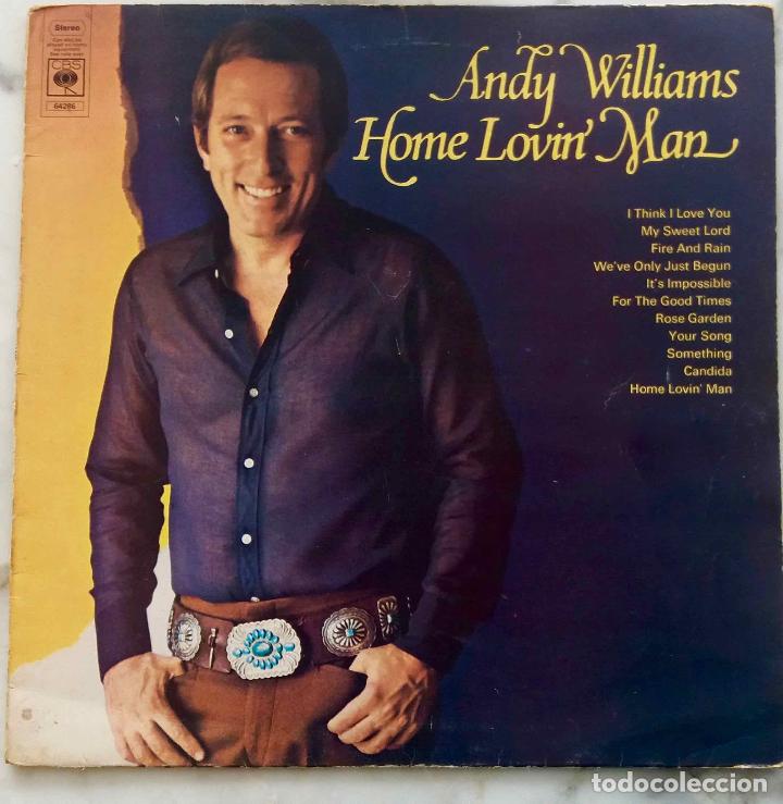 Discos de vinilo: ANDY WILLIAMS. HOME LOVIN MAN. LP UK - Foto 1