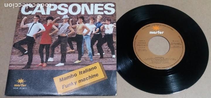 Discos de vinilo: CAPSONES / MAMBO ITALIANO / SINGLE 7 PULGADAS - Foto 1