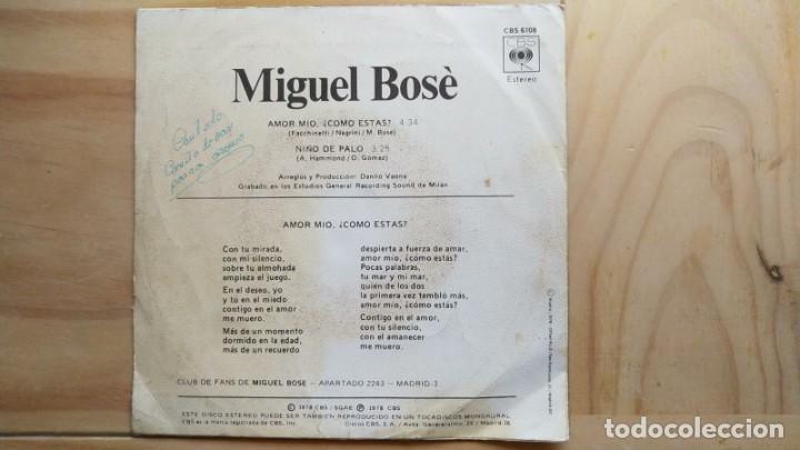 Discos de vinilo: Miguel Bos&eacute; &ndash; Amor M&iacute;o, &iquest;C&oacute;mo Est&aacute;s? - Foto 3