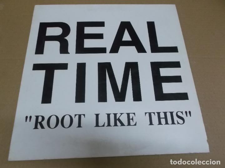 Discos de vinilo: REAL TIME (MAXI) ROOT LIKE THIS (4 TRACKS) A&Ntilde;O &ndash; 1993 - Foto 1