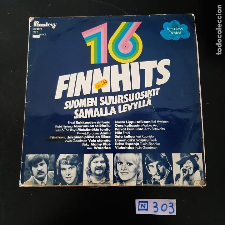 Discos de vinilo: 16 Finnhits - Foto 1