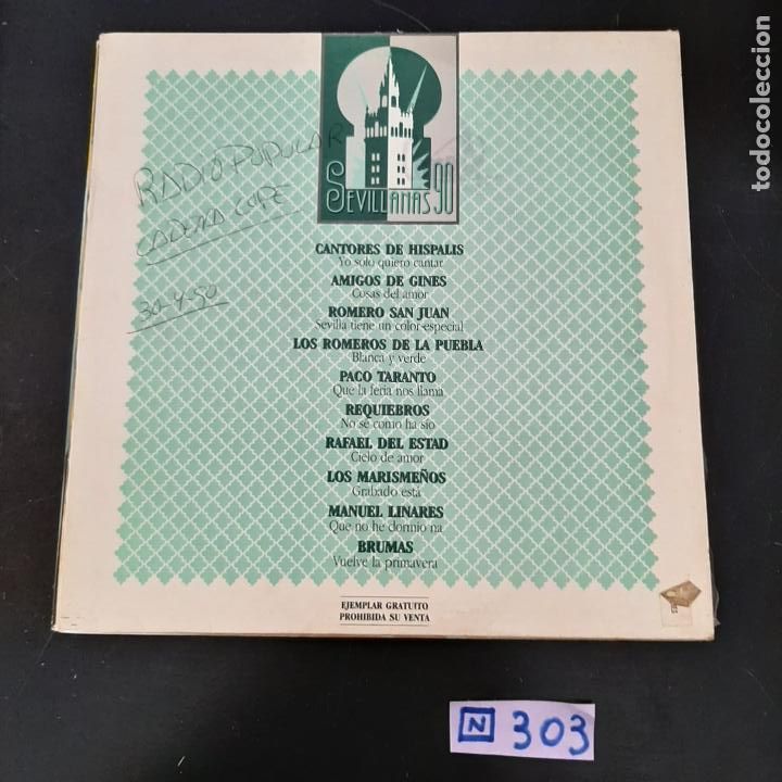 Discos de vinilo: Sevillanas 90 - Foto 1