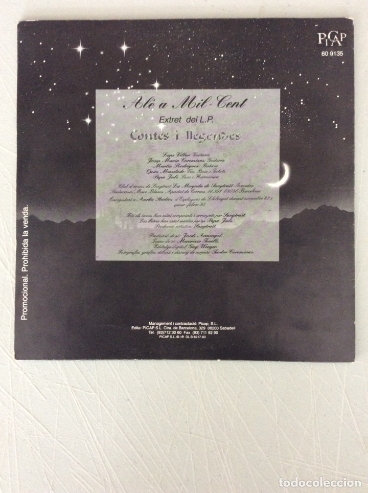 Discos de vinilo: Sangtra&iuml;t. Al&eacute; de mil-cent. - Foto 2