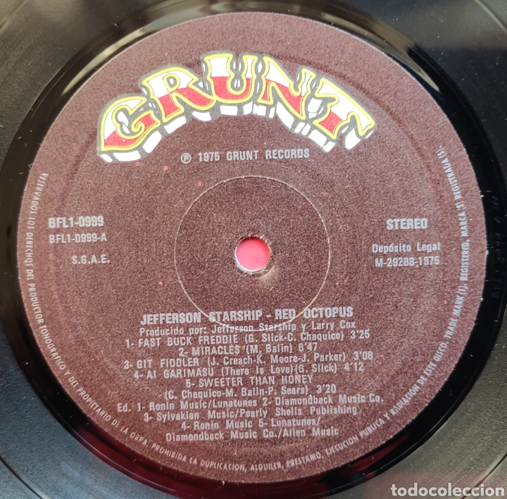 Discos de vinilo: 3 LPs de JEFFERSON STARSHIP - Foto 3