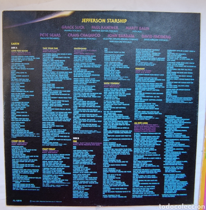 Discos de vinilo: 3 LPs de JEFFERSON STARSHIP - Foto 6