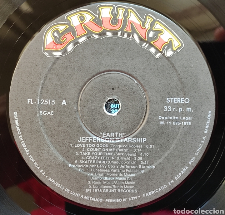 Discos de vinilo: 3 LPs de JEFFERSON STARSHIP - Foto 5
