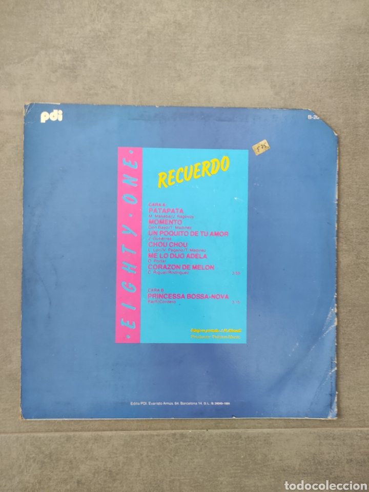 Discos de vinilo: RECUERDO EIGHTY-ONE - Foto 2