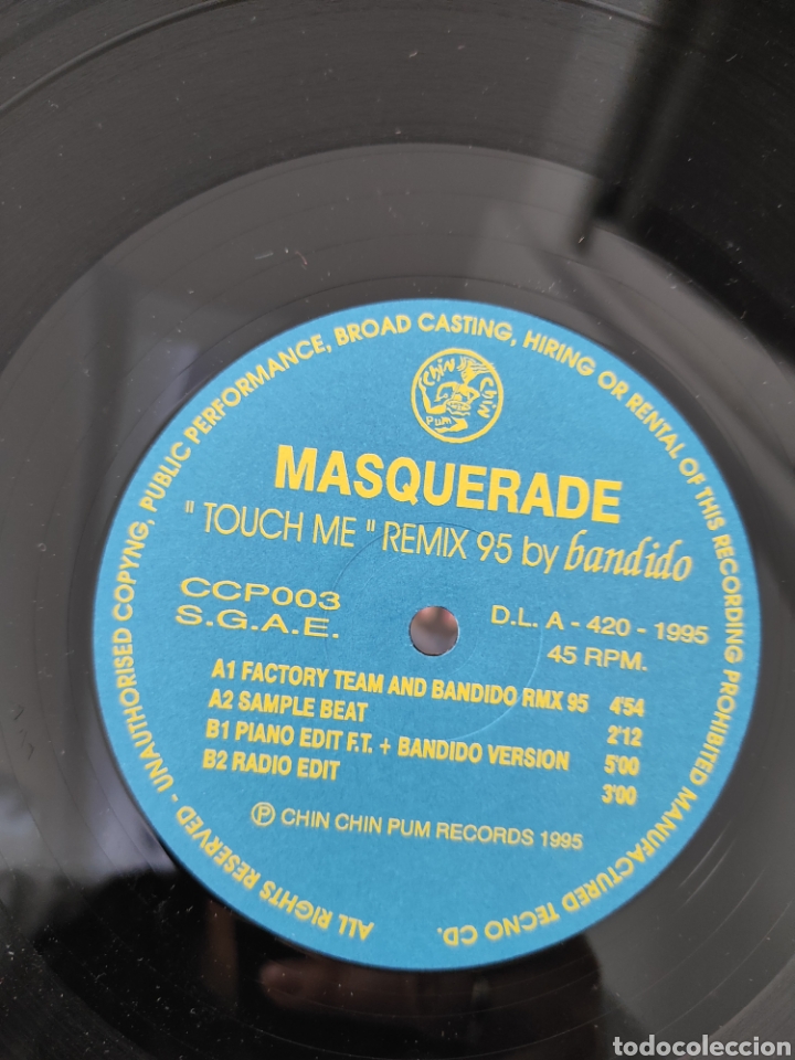 Discos de vinilo: MASQUERADE - Foto 4