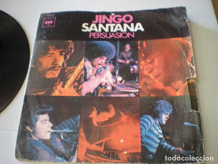 Discos de vinilo: SANTANA, JINGO, PERSUASSION. DISCOS CBS - Foto 2