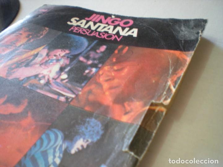 Discos de vinilo: SANTANA, JINGO, PERSUASSION. DISCOS CBS - Foto 3