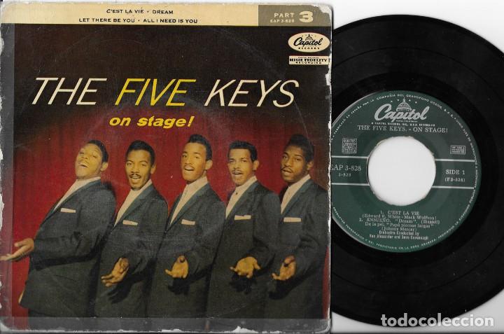 Discos de vinilo: THE FIVE KEYS EP CEST LA VIE ESPA&Ntilde;A CAPITOL PART 3 - Foto 1