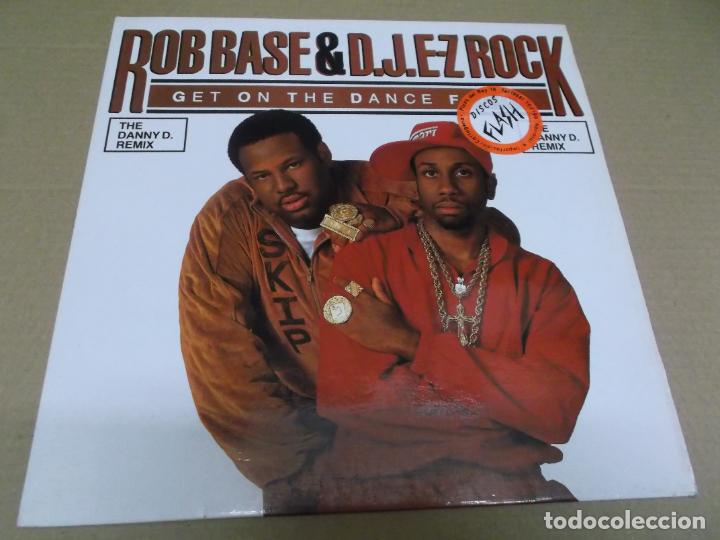 Discos de vinilo: ROB BASE & D.J. E-Z ROCK (MAXI) GET ON THE DANCE FLOOR (2 TRACKS) AÑO – 1989 - Foto 1 - 296698673
