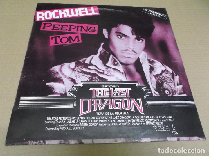 Discos de vinilo: ROCKWELL (MAXI) PEEPING TOM (2 TRACKS) A&Ntilde;O &ndash; 1985 - Foto 1