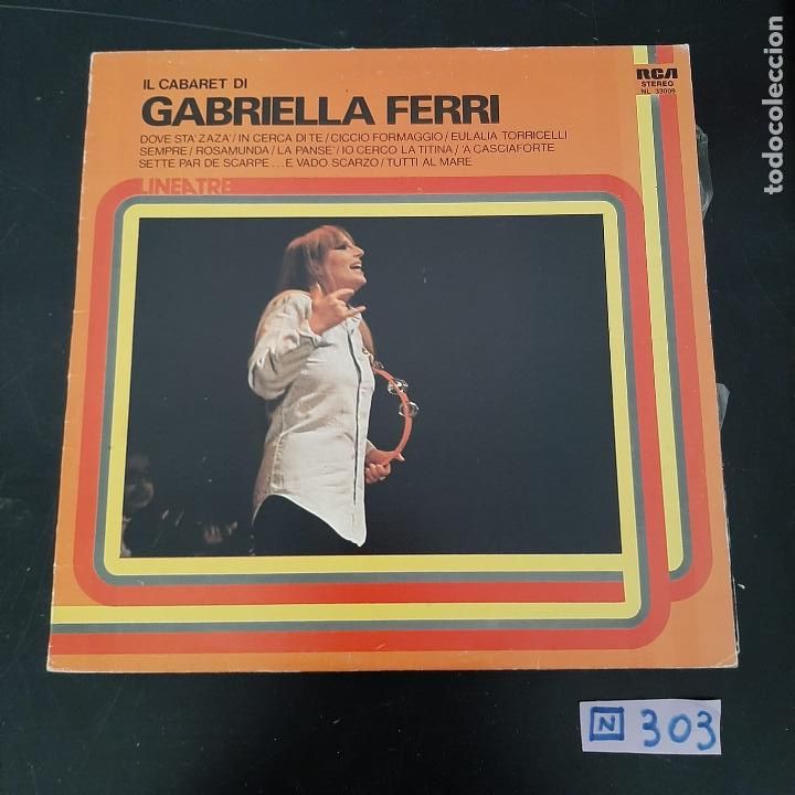 Discos de vinilo: Gabriella ferri - Foto 1