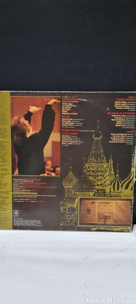 Discos de vinilo: LP. Luis Cobos. Capriccio Russo. - Foto 3