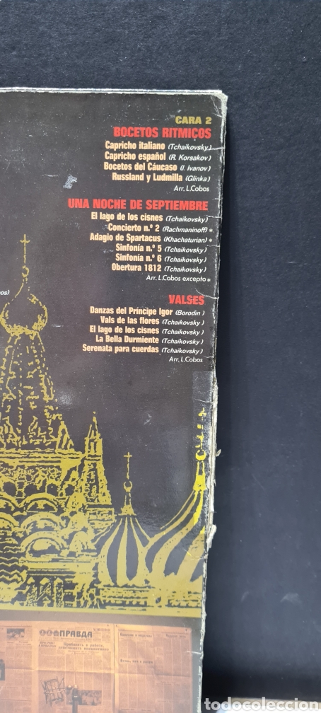 Discos de vinilo: LP. Luis Cobos. Capriccio Russo. - Foto 5