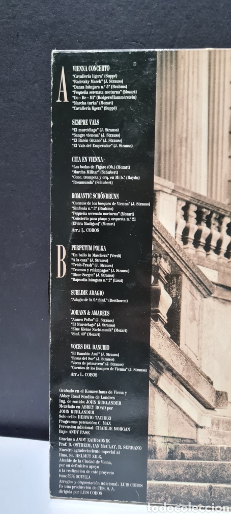 Discos de vinilo: LP. Luis Cobos. Vienna Concerto - Foto 5