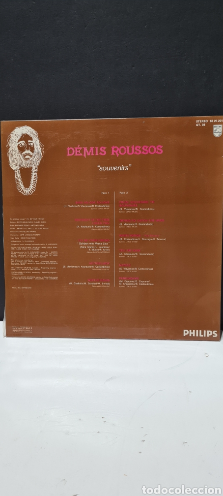 Discos de vinilo: LP. D&eacute;mis Roussos. Souvenirs. - Foto 4