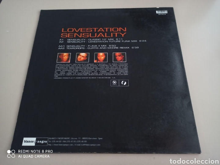 Discos de vinilo: Lovestation - Sensuality - Foto 2