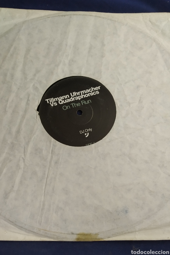 LP TILLMANN UHRMACHER VS QUADRAPHONICS. ON THE RUN. DJ ONLY (Música - Discos de Vinilo - Maxi Singles - Electrónica, Avantgarde y Experimental)