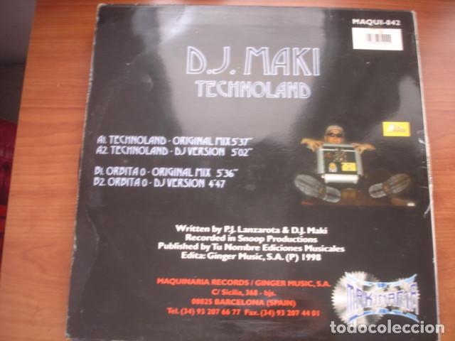 Discos de vinilo: D.J. Maki Technoland - Foto 2