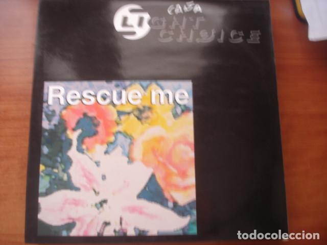 Discos de vinilo: Light Choice Rescue Me - Foto 1